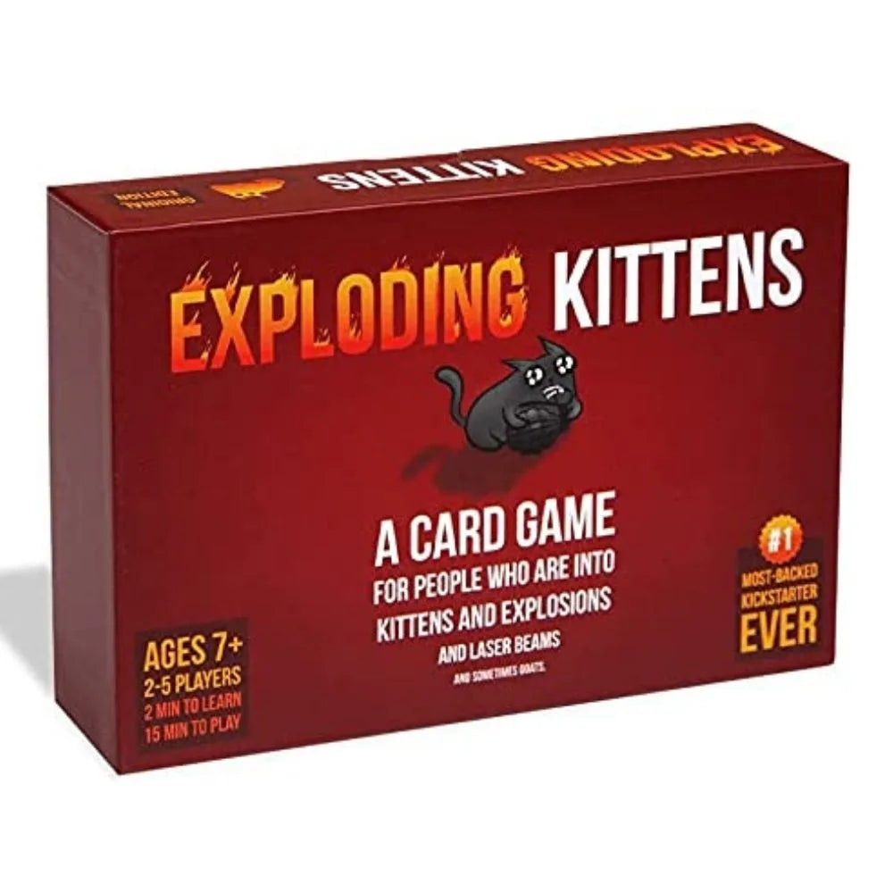 Exploding Kittens Card Game – Fun Family Party Game for Kids & Adults