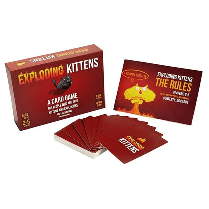 Exploding Kittens Card Game – Fun Family Party Game for Kids & Adults