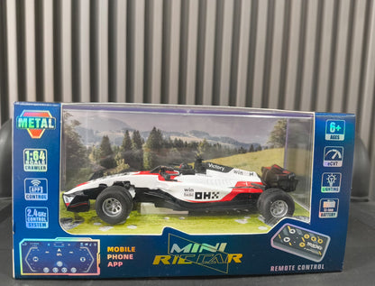 1:64 Scale F1 Mini Remote control car with LED lights (pack 1)