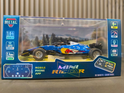 1:64 Scale F1 Mini Remote control car with LED lights (pack 1)