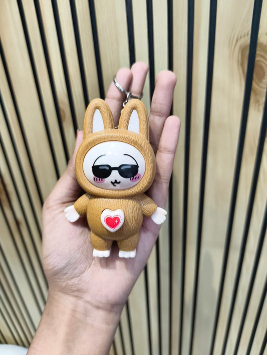 Cartoon Face Changing Keychain