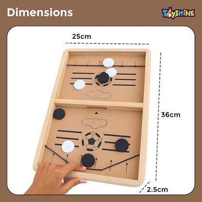 Fast Finger String Hockey Wooden Table Battle Game