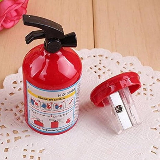 Fire Extinguisher Shape Pencil Sharpener | Stationary kit | Return Gift| Sharpner|Multicolor [3+]