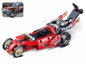 Speed Racer Pullback Building Blocks – Flames Wind-Wheel Go-Kart Toy