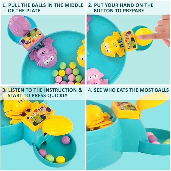 Hungry Frog Game 2-4 Players Game