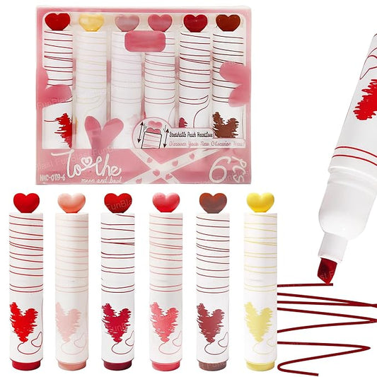 Heart Beam Highlighters Set of 6 Colours