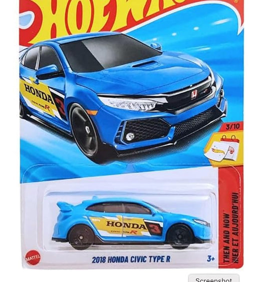 Hot Wheels 2018 Honda Civic Type R 3/10