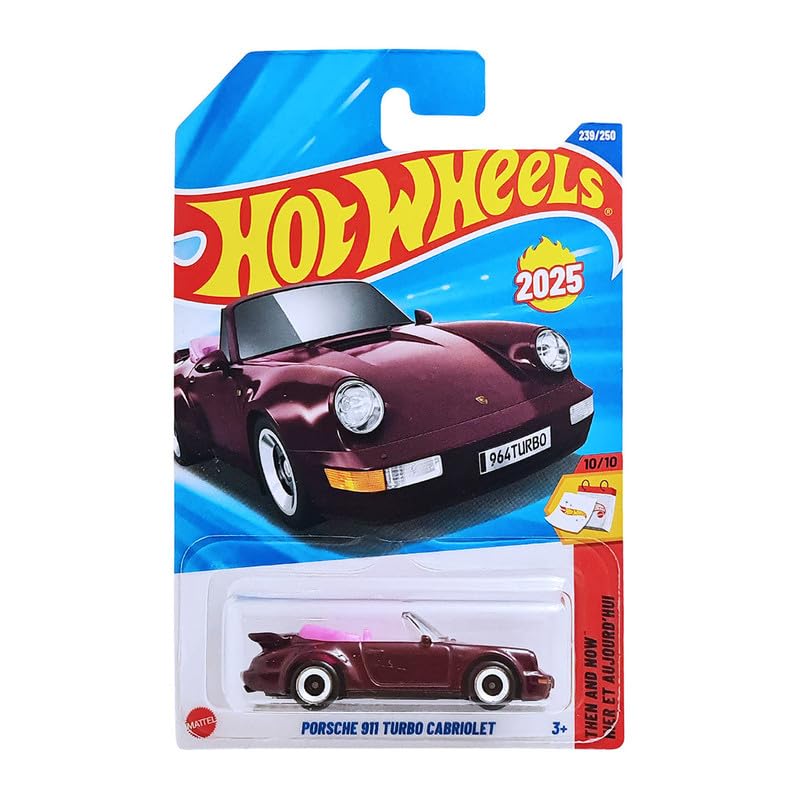 Hot Wheels 2025 Porsche 911 Torbo Cabriolet