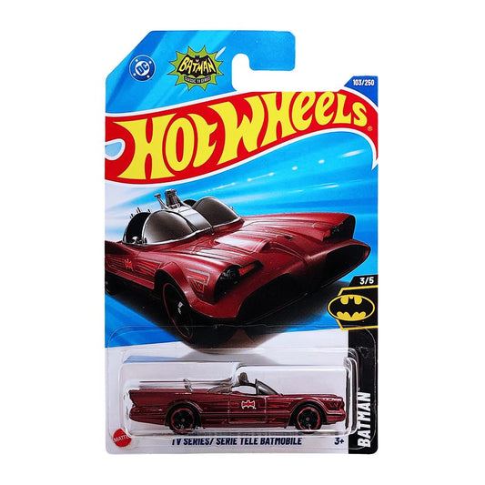 Hot Wheels TV Series Batmobile Batman (Red)
