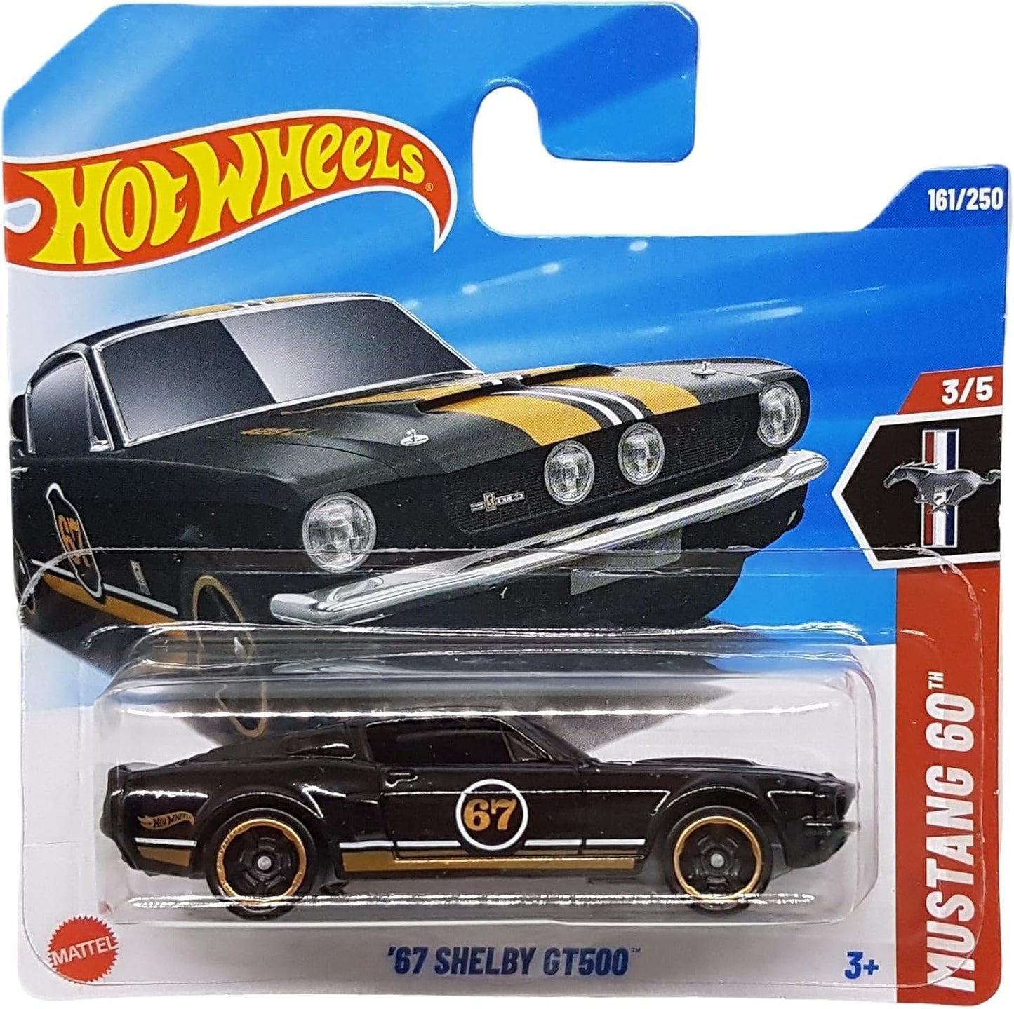 Hot Wheels - ´67 Shelby GT500 - Mustang (Black and Gold )