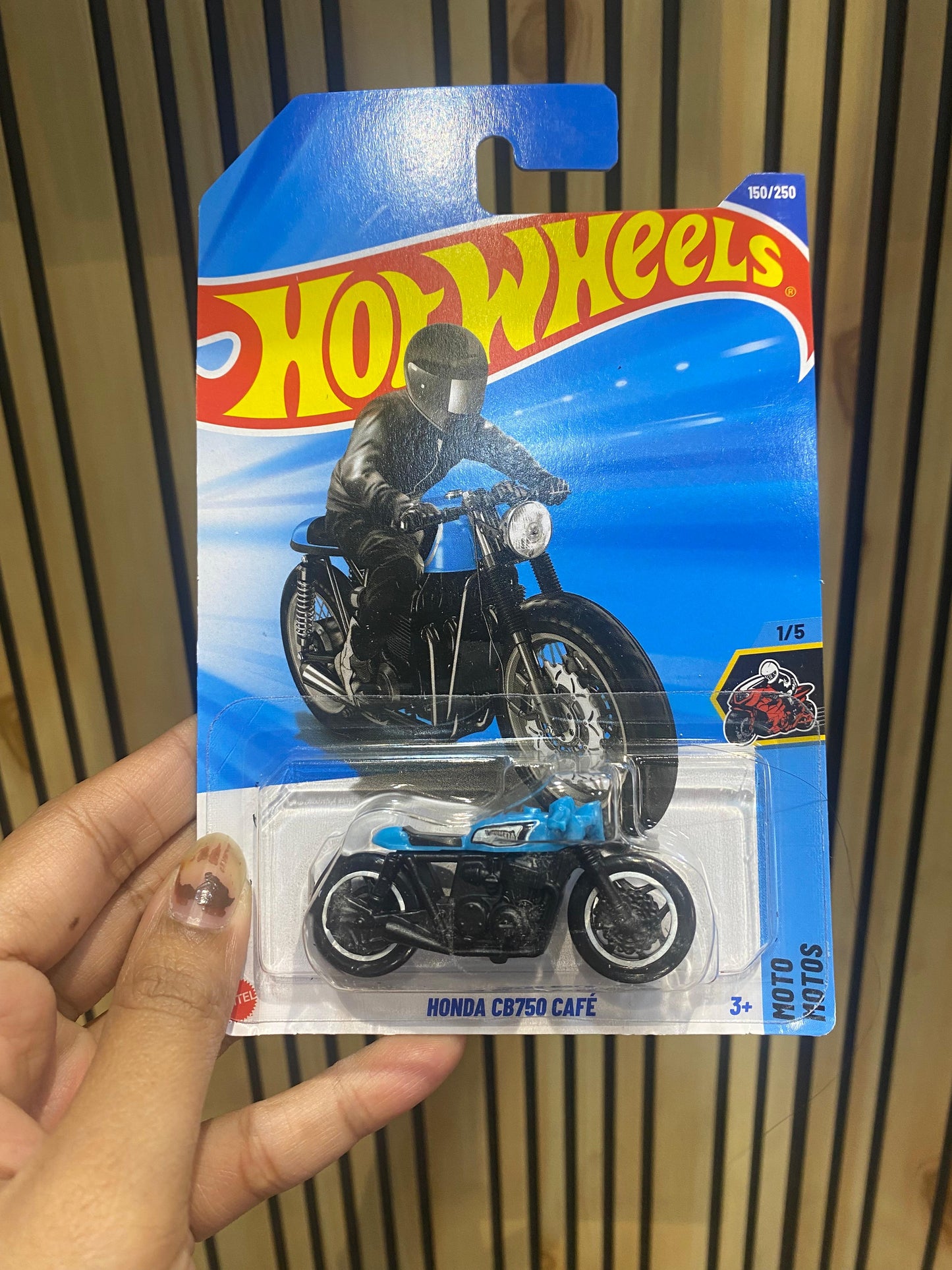 Hot Wheels Honda CB750 Cafe (Blue)