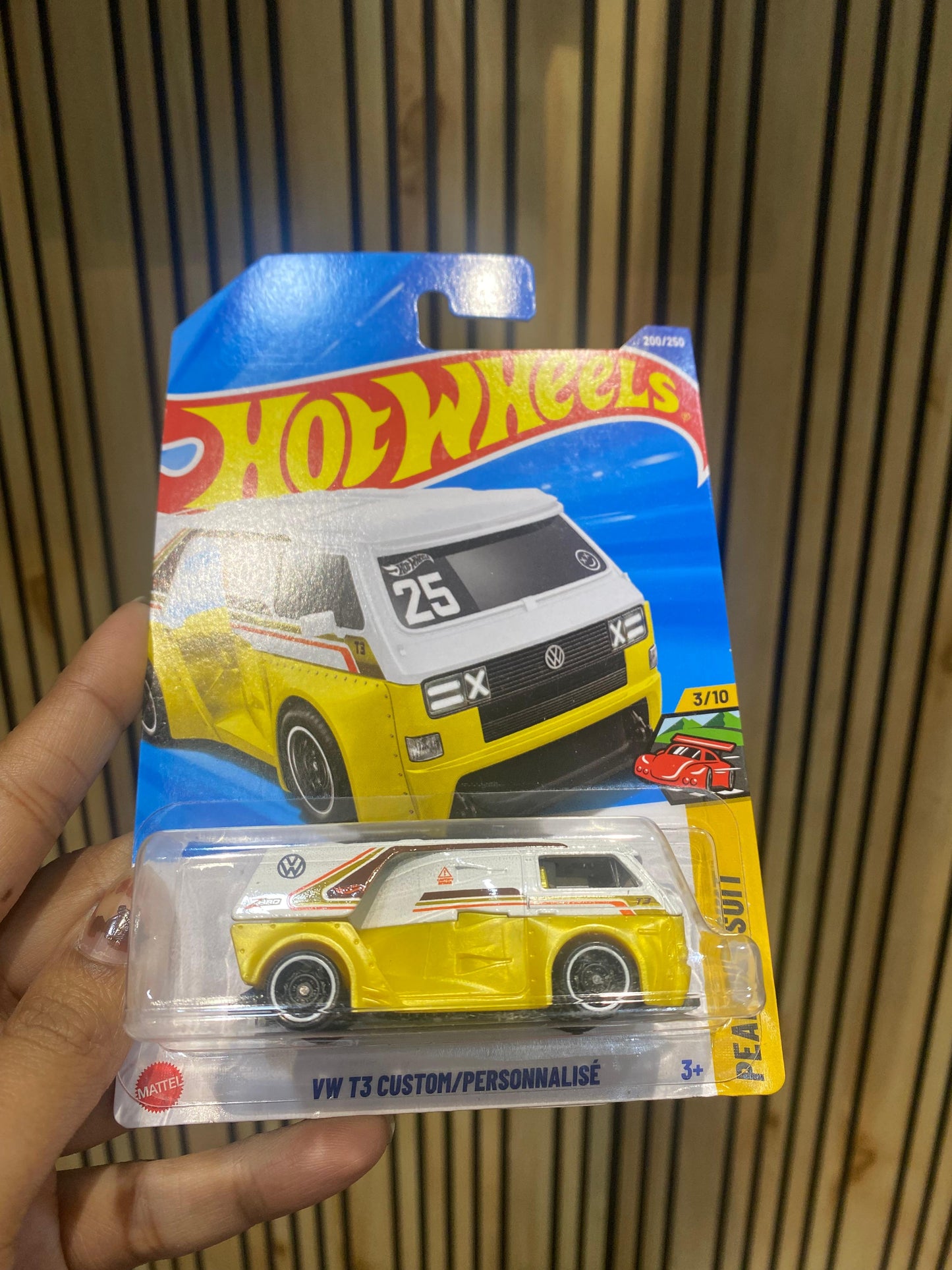 Hot Wheels VW T3 Custom/Personnalise - Yellow