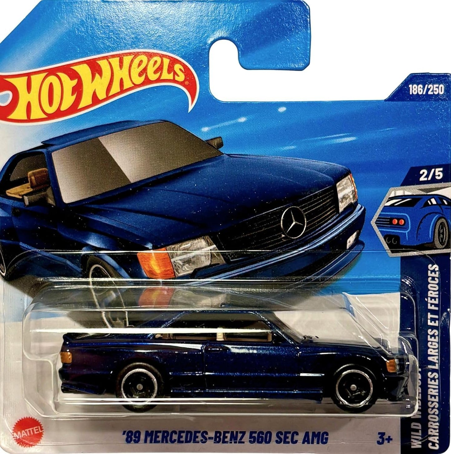 Hot Wheels - '89 Mercedes-Benz 560 SEC AMG (Dark Blue)