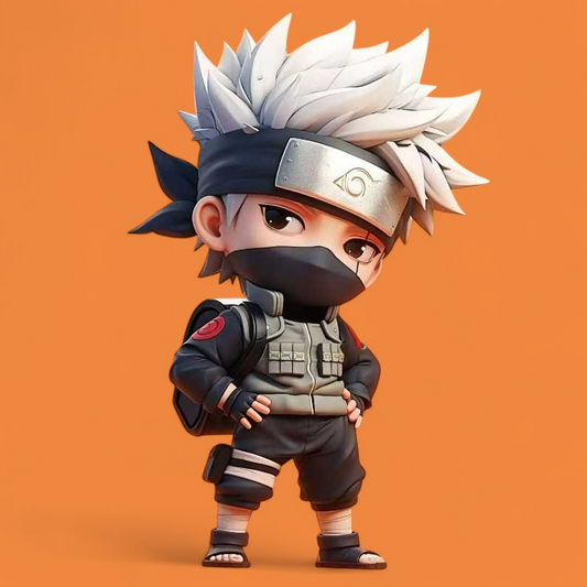 Mini Kakashi Figurine - Cute Collectible Edition, 16cm