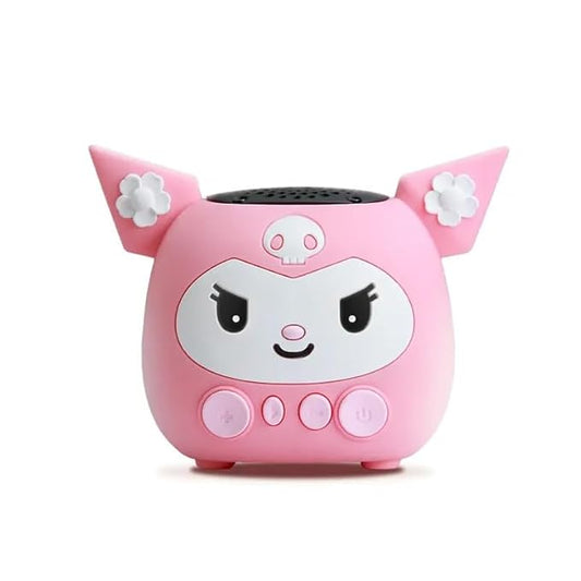 Kuromi Portable Bluetooth Speaker 3W Output | Wireless Mini Speaker with Memory Card Support | 800mAh Battery, 60Hz-23KHz Frequency | Compact & Portable Music Speaker (Pink)
