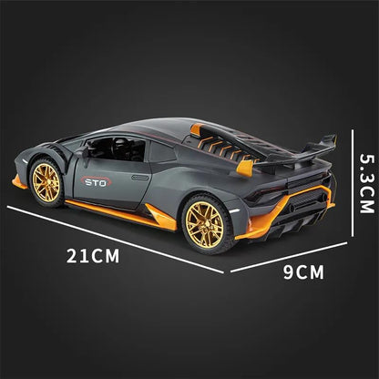 Die cast 1:24 scale Lamborghini Huracane (Grey)