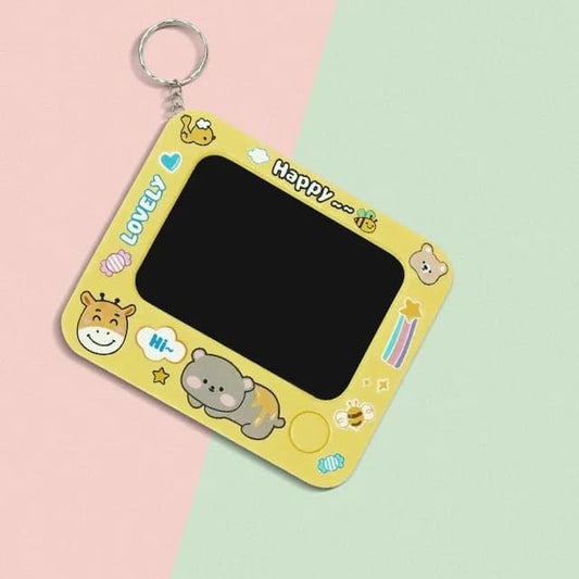 Cartoon Cute LCD Tab with Keychain. (Assorted)