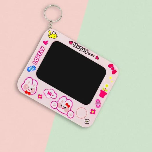Cartoon Cute LCD Tab with Keychain. (Assorted)