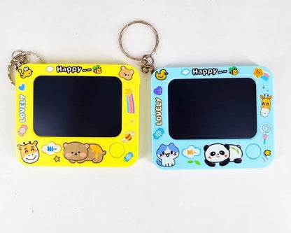 Cartoon Cute LCD Tab with Keychain. (Assorted)