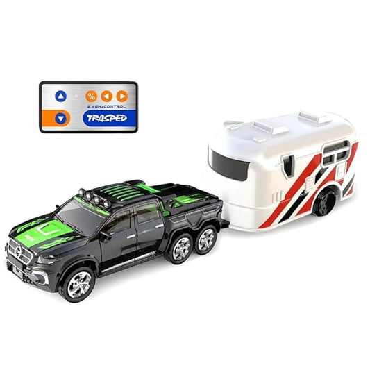 Mini Alloy Off-Road Car for Child Remote Control Car Toy Car with Lights Metal Body Stunt Car