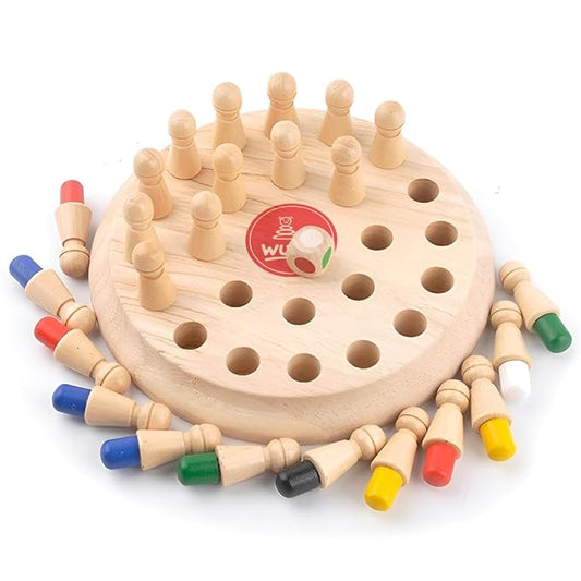 Wooden Memory Chess Colour Matching Game