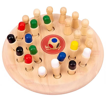 Wooden Memory Chess Colour Matching Game