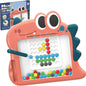 Dinosaur Magnetic Drawing Board for Toddlers, Magnetic Dot Art Game. (Assorted Colours)