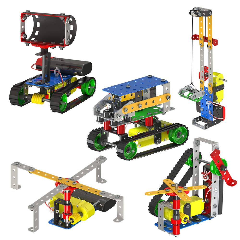 Mechanix Robotix-2 STEM Building Set – Motor & Gear Kit for Ages 8+