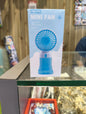 "USB Rechargeable Mini Fan – Portable Handheld Cooling Fan for Home, Office & Travel" (Assorted Colours)