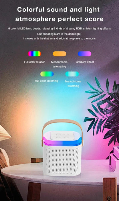 Party Pop Karaoke Bluetooth Speaker with 1 Mic