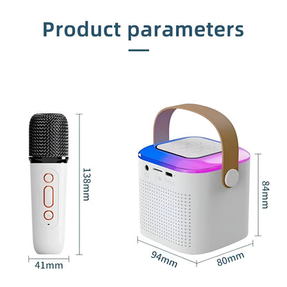 Party Pop Karaoke Bluetooth Speaker with 1 Mic