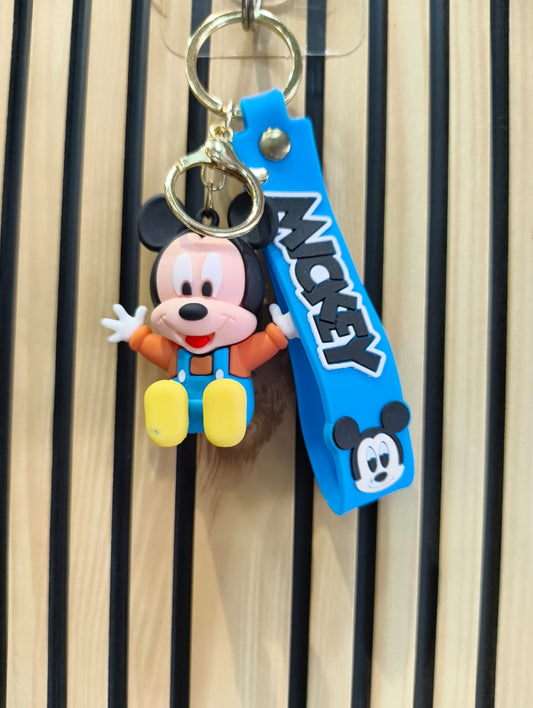 Mickey Mouse Sillicon Keychain