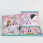 Beauty Set for Girls Makeup Set Makeup Set for Kids Real Makeup Plus Nail Art Set and Bracelets with Earrings Ring Gift Toys Kids Makeup Kit - Pink