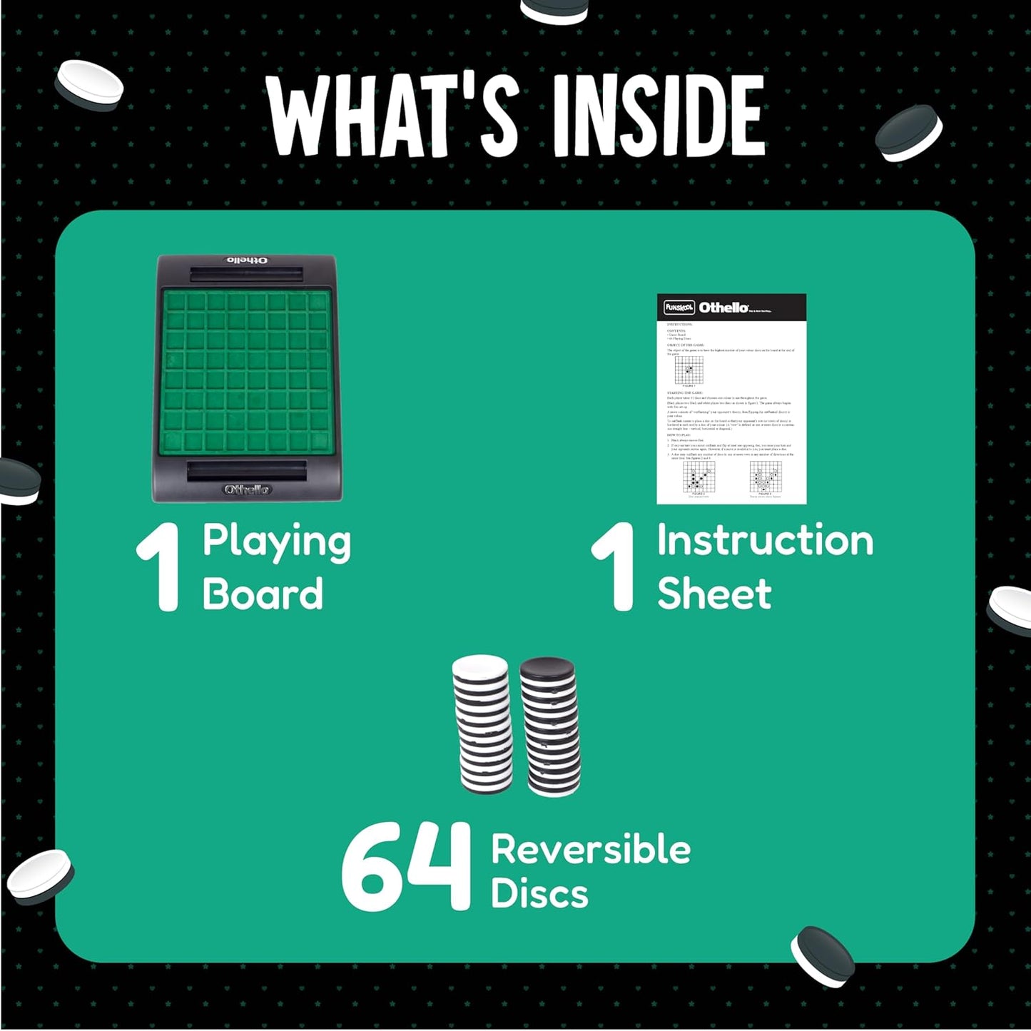 Othello Classic - Strategy Game, Board Game for Kids and Adults