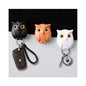 Owl Shaped Magnetic Wall Key Holder, Automatic Open Close Eyes, Creative Key Hanger Holder