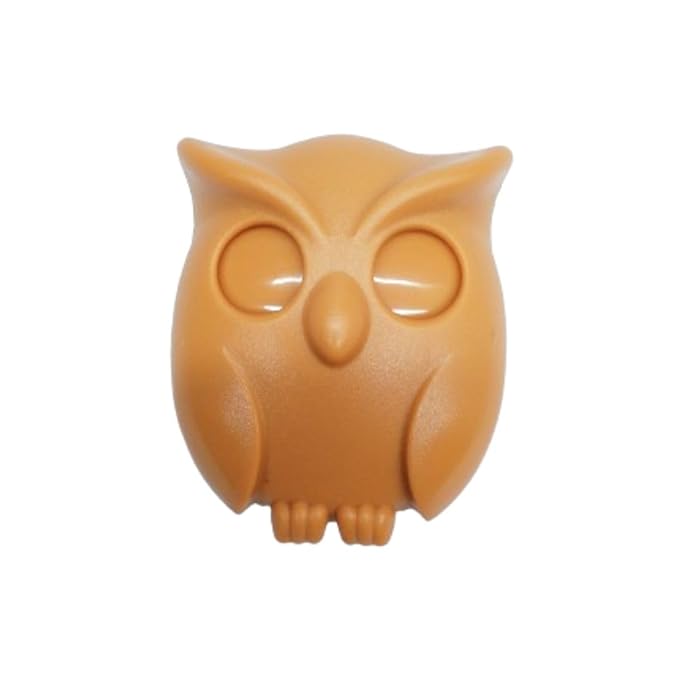 Owl Shaped Magnetic Wall Key Holder, Automatic Open Close Eyes, Creative Key Hanger Holder