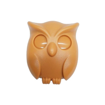 Owl Shaped Magnetic Wall Key Holder, Automatic Open Close Eyes, Creative Key Hanger Holder