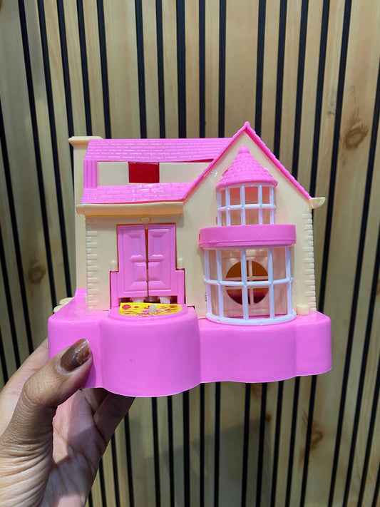 Puppy House Coins Bank for Kids (Pink)