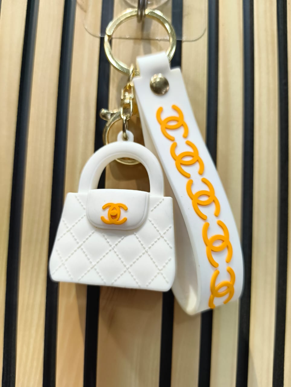 Cute Chanel Sillicon Bag Keychains (Assorted Colours)
