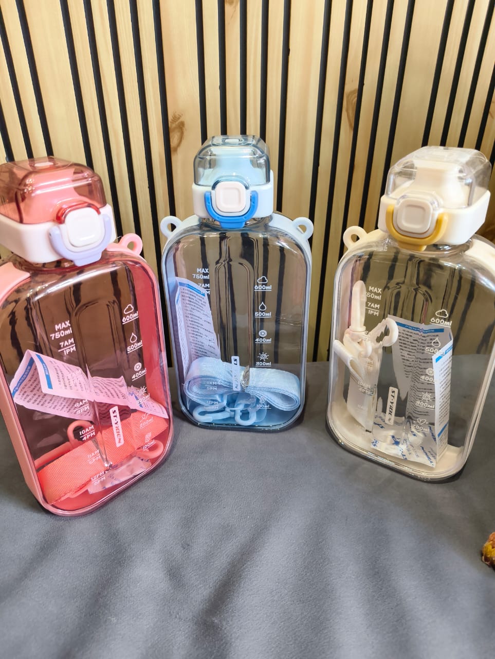 Cute Rope Bottle | Fun & Easy To Carry | For Kids. (Assorted Colours)