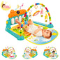 Baby Musical Play Gym with Piano & Hanging Toys – 0 to 12 Months Activity Mat