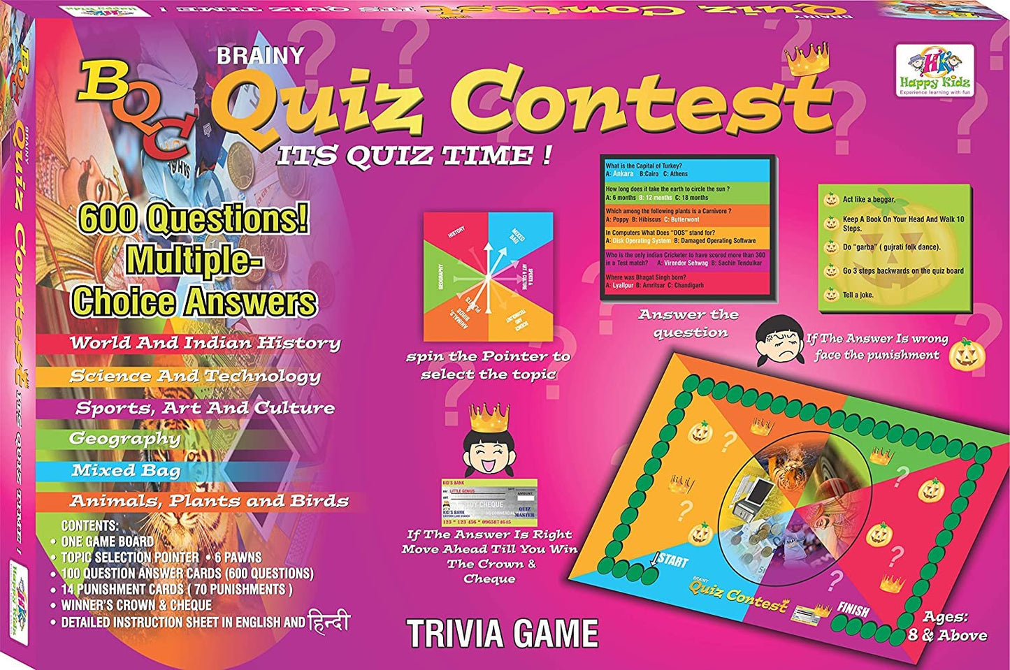 Quiz Contest Board Game