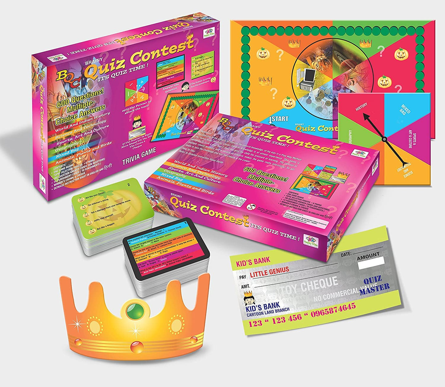 Quiz Contest Board Game