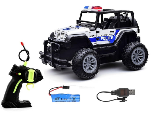 Remote Control Police Jeep (white)