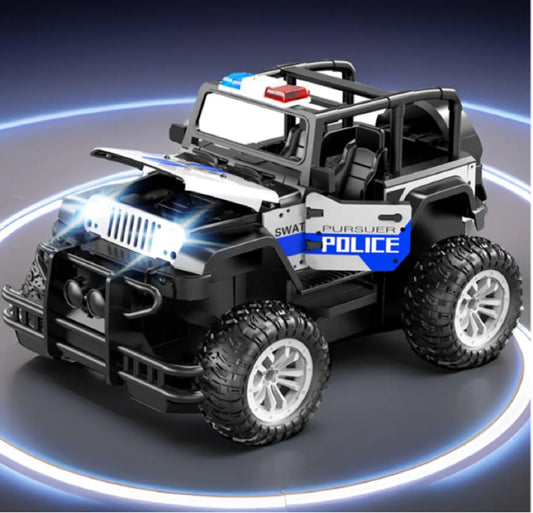 Remote Control Police Jeep (white)