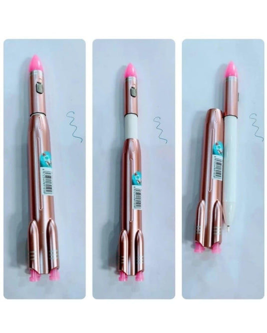 LED Rocket Shape Light Ball Pen – Pack of 1 (Assorted Colors)