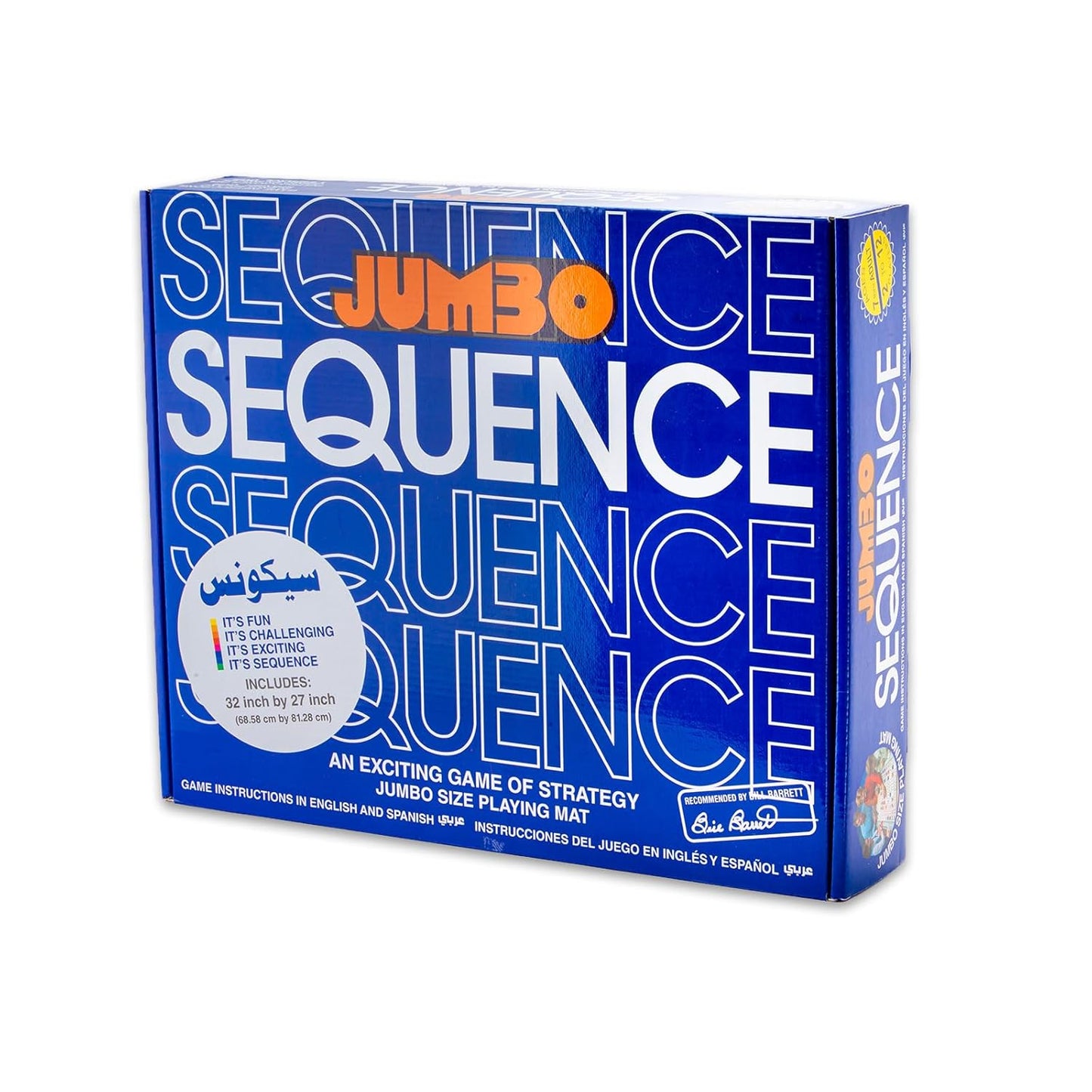 Jumbo Sequence Strategy Board Game for Kids & Adults