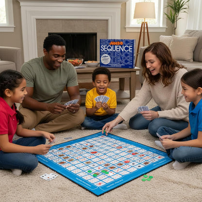 Jumbo Sequence Strategy Board Game for Kids & Adults