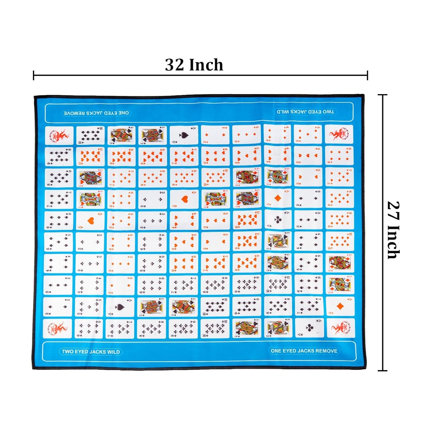 Jumbo Sequence Strategy Board Game for Kids & Adults