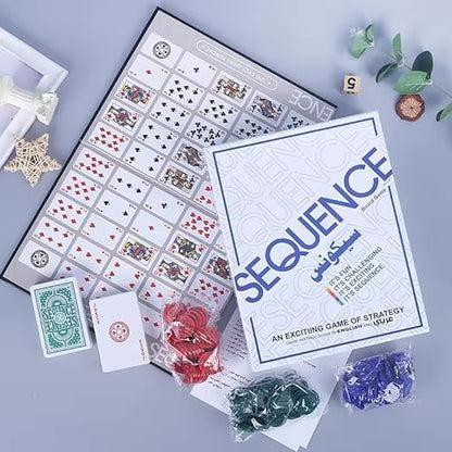 Sequence Strategy Board Game for Kids & Adults